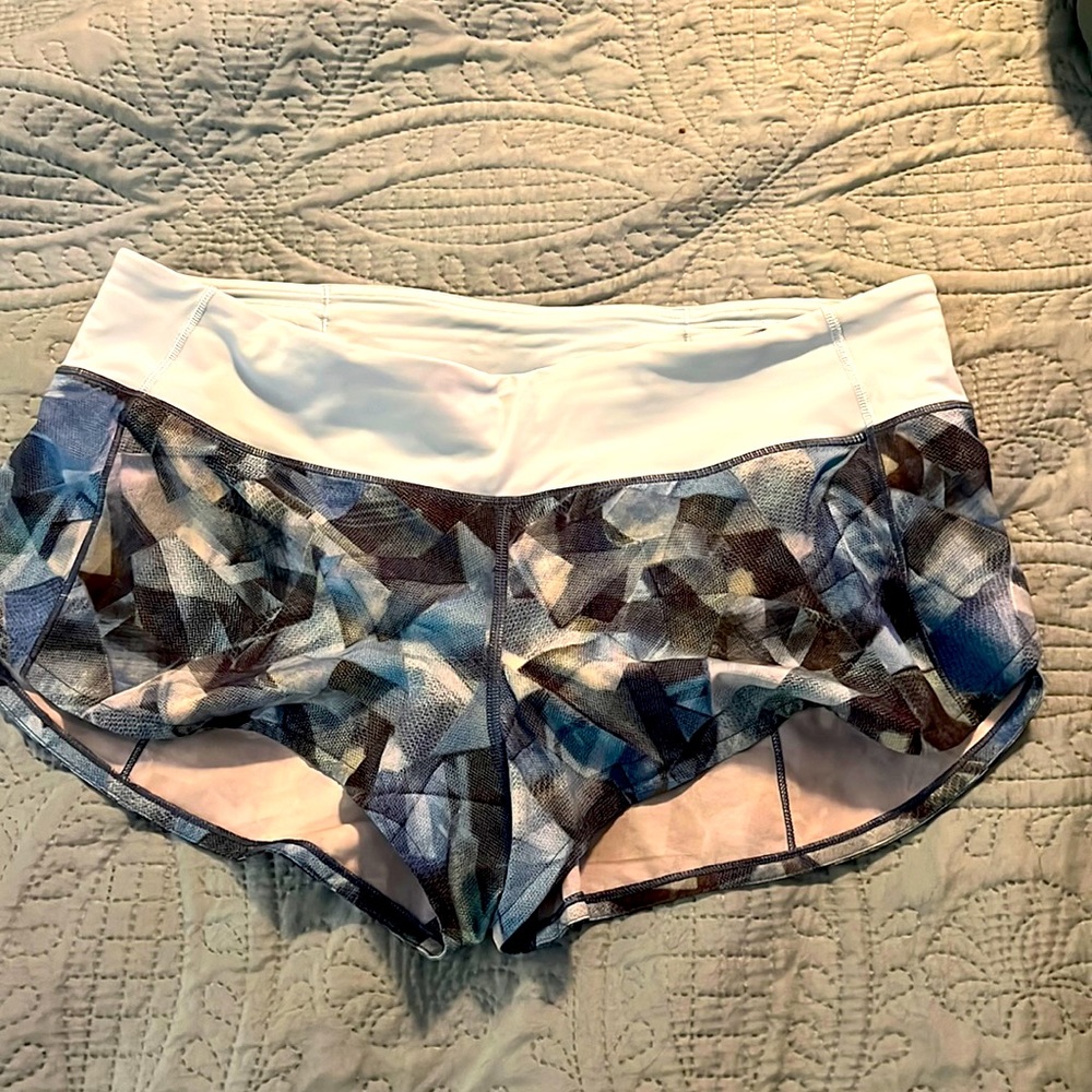 Lululemon speed shorts, size 10